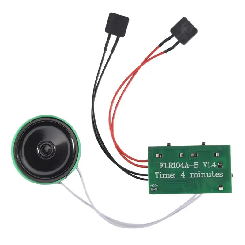 ABVJ-DIY Voice Module Card 4 Minutes Recording Playback For Holiday Luggage Replacement