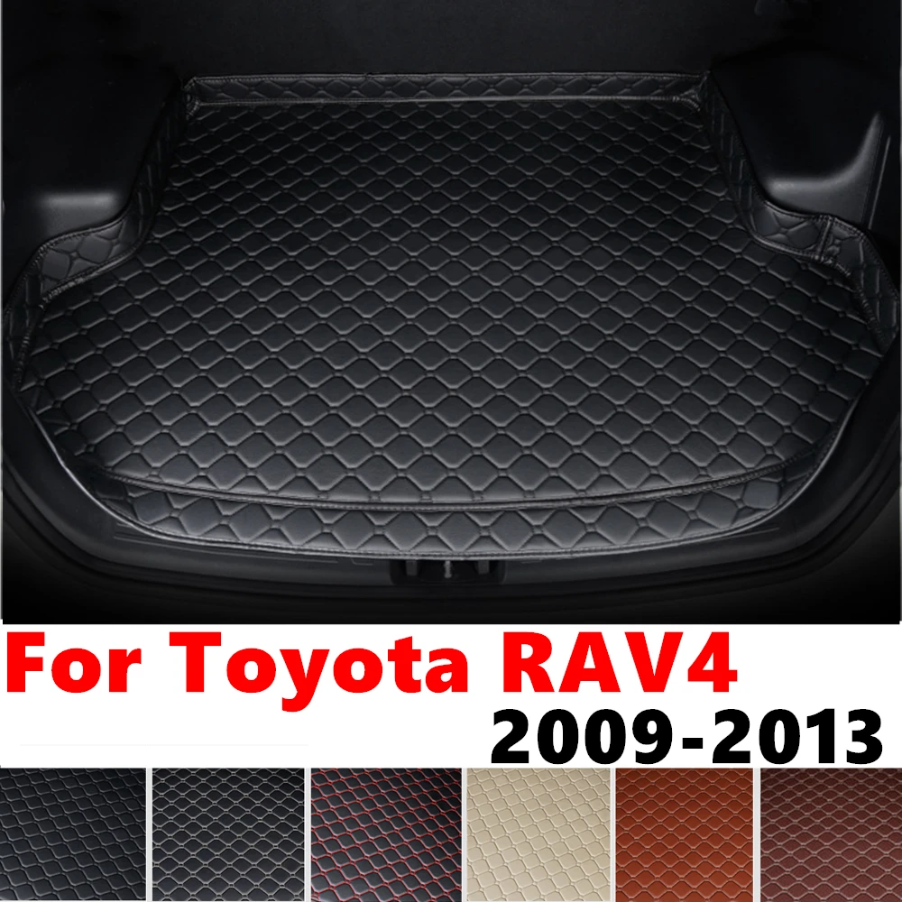 High Side Car trunk mat for Toyota RAV4 2013 2012 2011 10 2009 Tail Boot luggage Pad Cover Rear Cargo Liner Interior Accessories