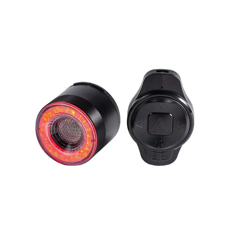 Smart Bike Tail Light Auto On/off Ultra Bright Back Brake Light Usb Rechargeable Waterproof Aluminum Alloy Brake Sensing Warning