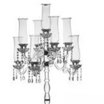 High-end European luxury five-headed crystal candlestick wedding romantic wedding