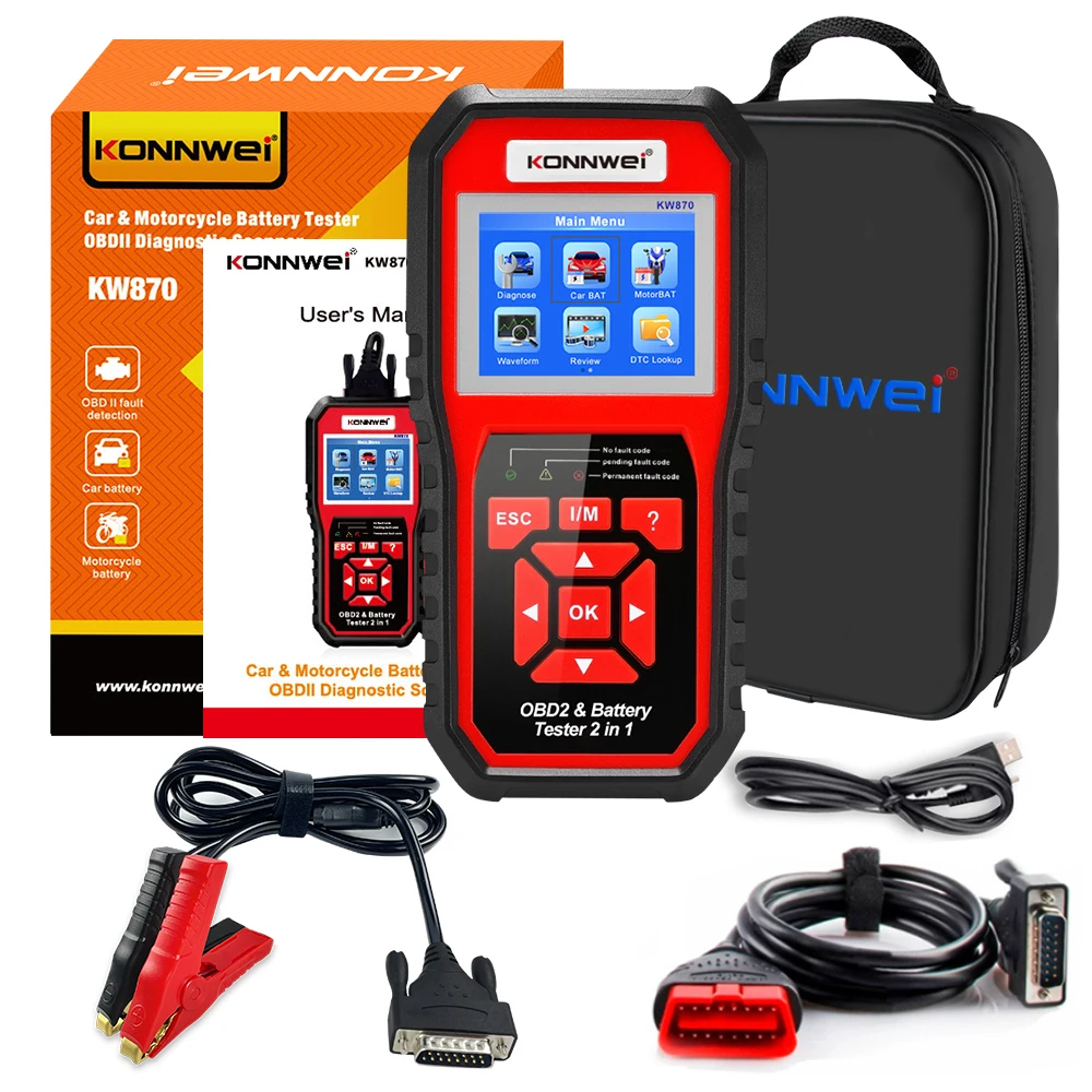 automotive-diagnostic-tools-obd2-scanner-and-battery-tester-2in-1-multifunction-tools-konnwei-kw870-for-12v-universal-cars
