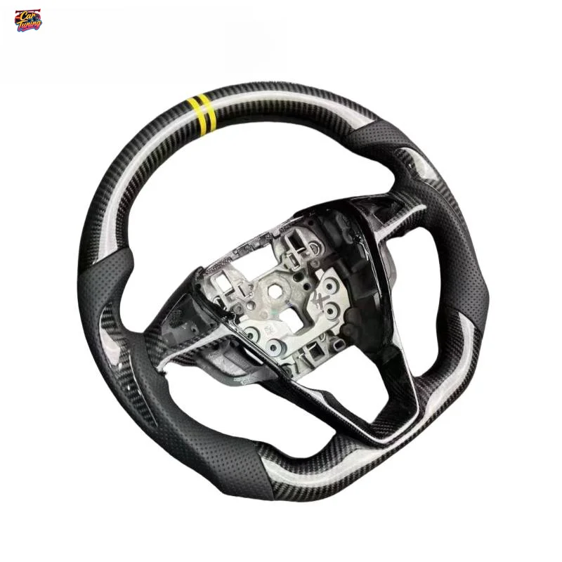 For Ford Mondeo LED RPM Light Carbon Fiber Steering Wheel Upgrade and Modification
