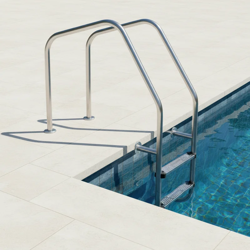 2026 Factory Customized Direct Sales Swimming Pool Ladder Stainless Steel 304/316 Silver Color Customizable Step Quantity Access