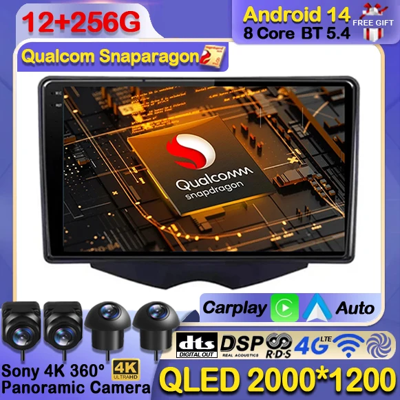 

Android 14 Car Radio For Hyundai Veloster FS 2011 - 2017 Multimedia Video Player Navigation GPS 4G WIFI Carplay Auto 360 Camera