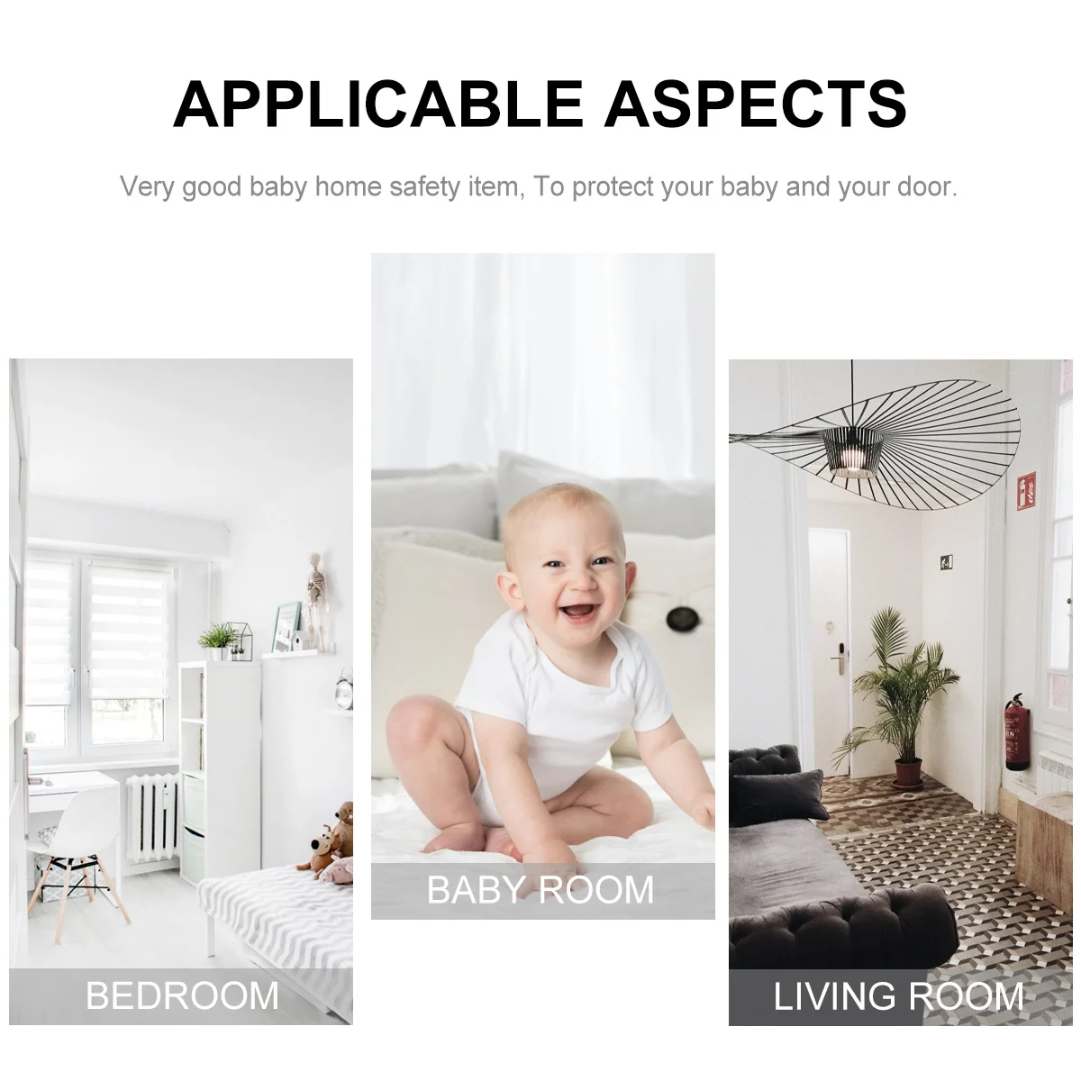 

10pcs Wedge For Home Floor Tpr Door Stopper Prevent Slamming Doors Safety Door Buffers Stopper For Bathroom Office