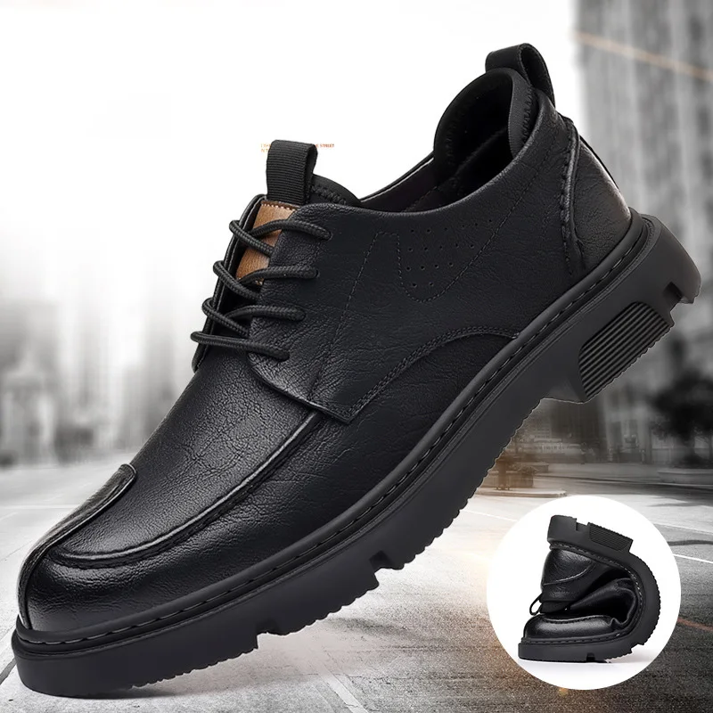 Men\'s Genuine Leather Shoes Soft Mens Sneakers Breathable Moccasins Mens Walking Driving Shoes Zapatos Hombre Luxury Man Brand