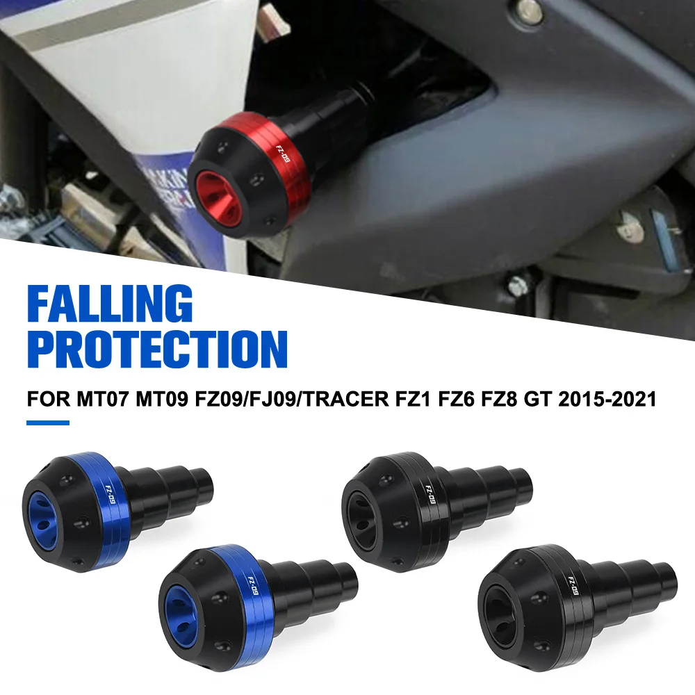 

Ползунки рамы, защита от падения, защита от падения, защита от падения для мотоцикла Yamaha MT07 MT09 FZ09/FJ09/TRACER FZ1 FZ6 FZ8 GT 2015-2021