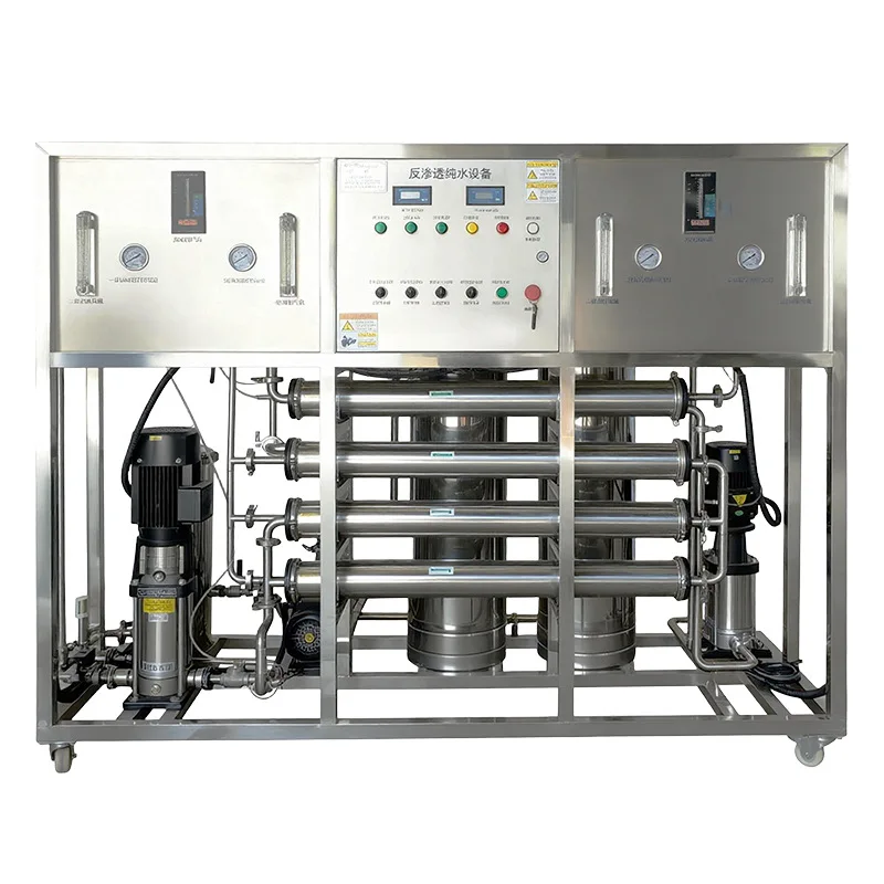

Large industrial reverse osmosis equipment water purifier bipolar ro water treatment equipment deionized direct drinking water p