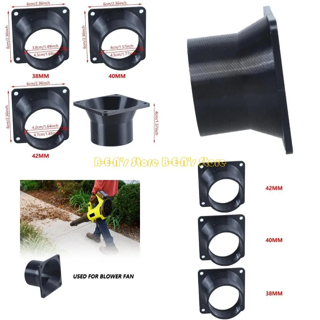 

Y1AD Соединитель воздуховода 38/40/42 мм Пластиковый прямой фланец для воздуховодов Шланги
