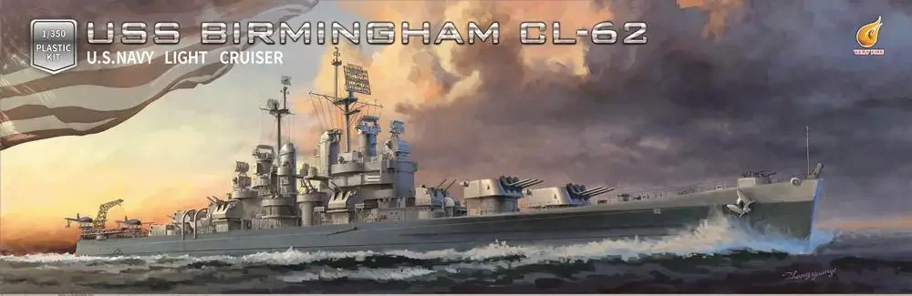 

VeryFire 1/350 USS BIRMINGHAM CL-62 ВМФ США LIGHT CRUISER Deluxe Edition VF 350921 DX