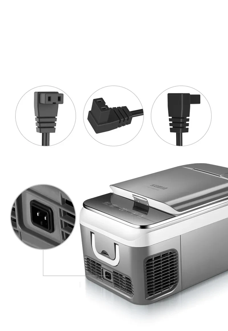 For Alpicool Car Refrigerator 220v Power Cord Charging Cable Accessories Car Cord Home Adapter 12V 24V Plug Cord Straight Head