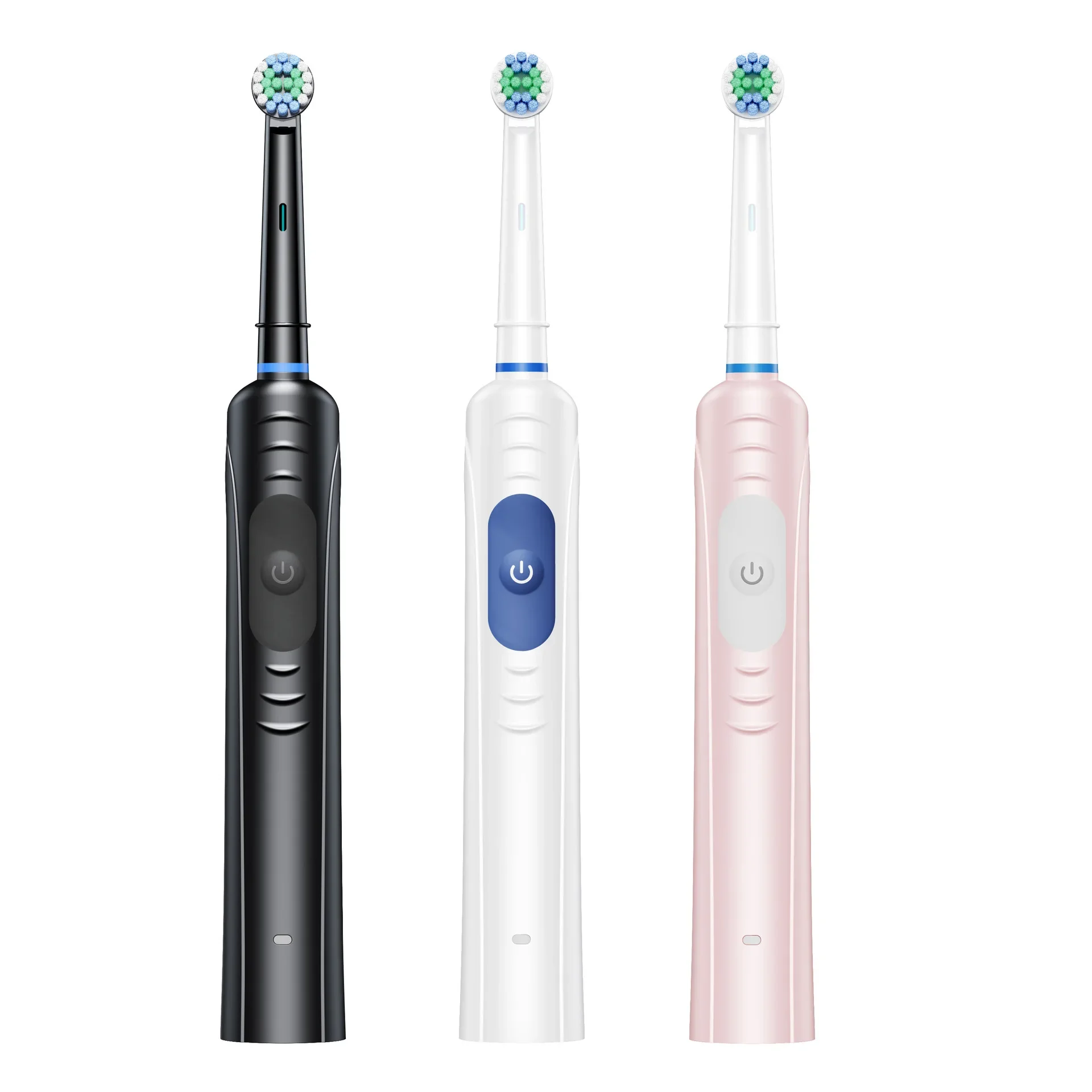 The product can be customized with a round head rotating electric toothbrush.