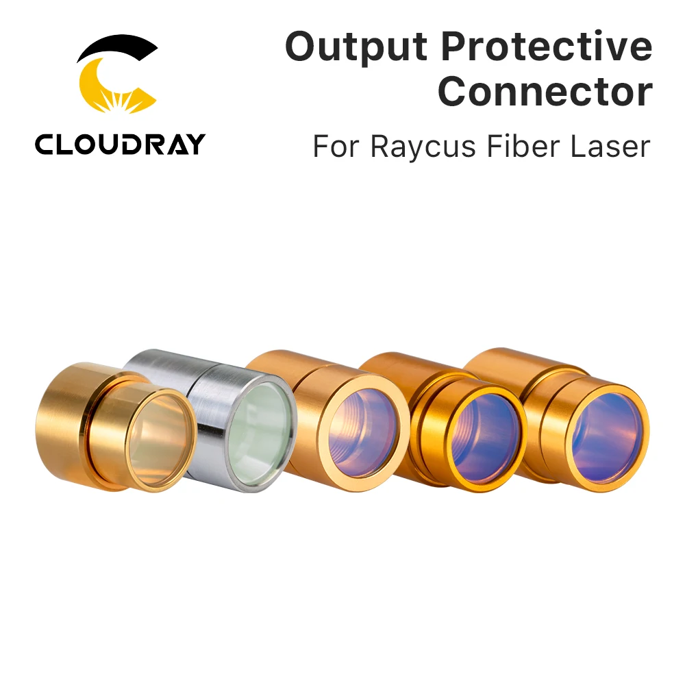 Cloudray oryginalne złącze ochronne wyjściowe Raycus do ochrony interfejsu światłowodowego dla lasera światłowodowego Raycus 0-6KW