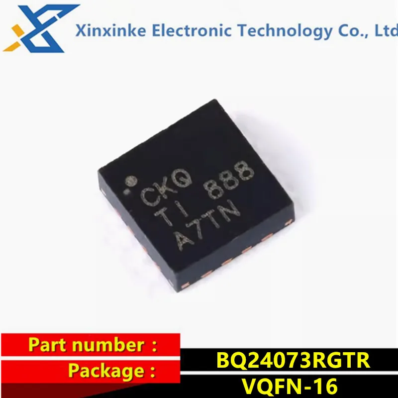 

5PCS BQ24073RGTR CKQ VQFN-16 Battery Management Li-Ion Batt Chrgr & Pwr-Path Mgmt IC Power Management ICs Brand New Original