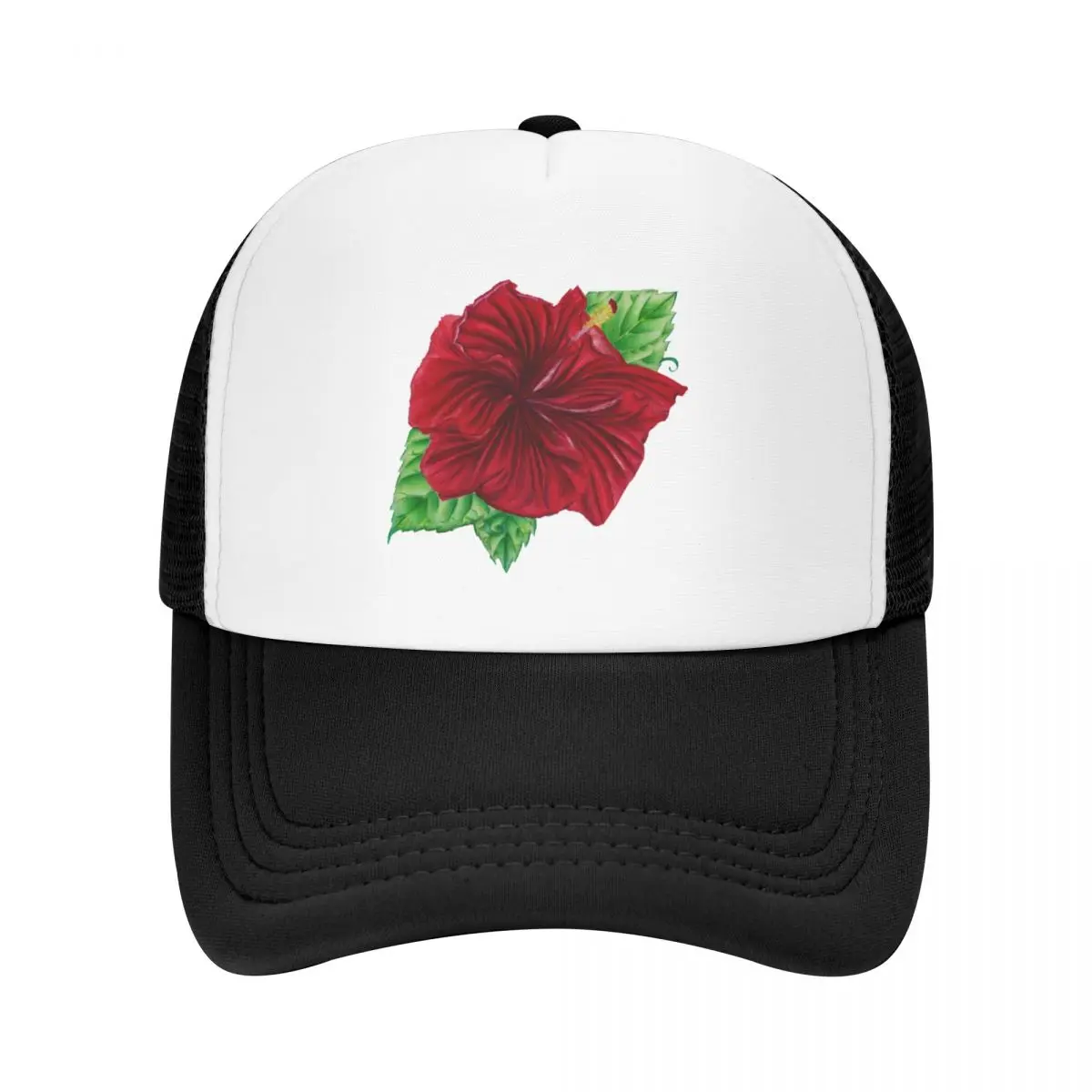 

Hibiscus Baseball Cap Thermal Visor Golf Cap Christmas Hat Designer Man Women's