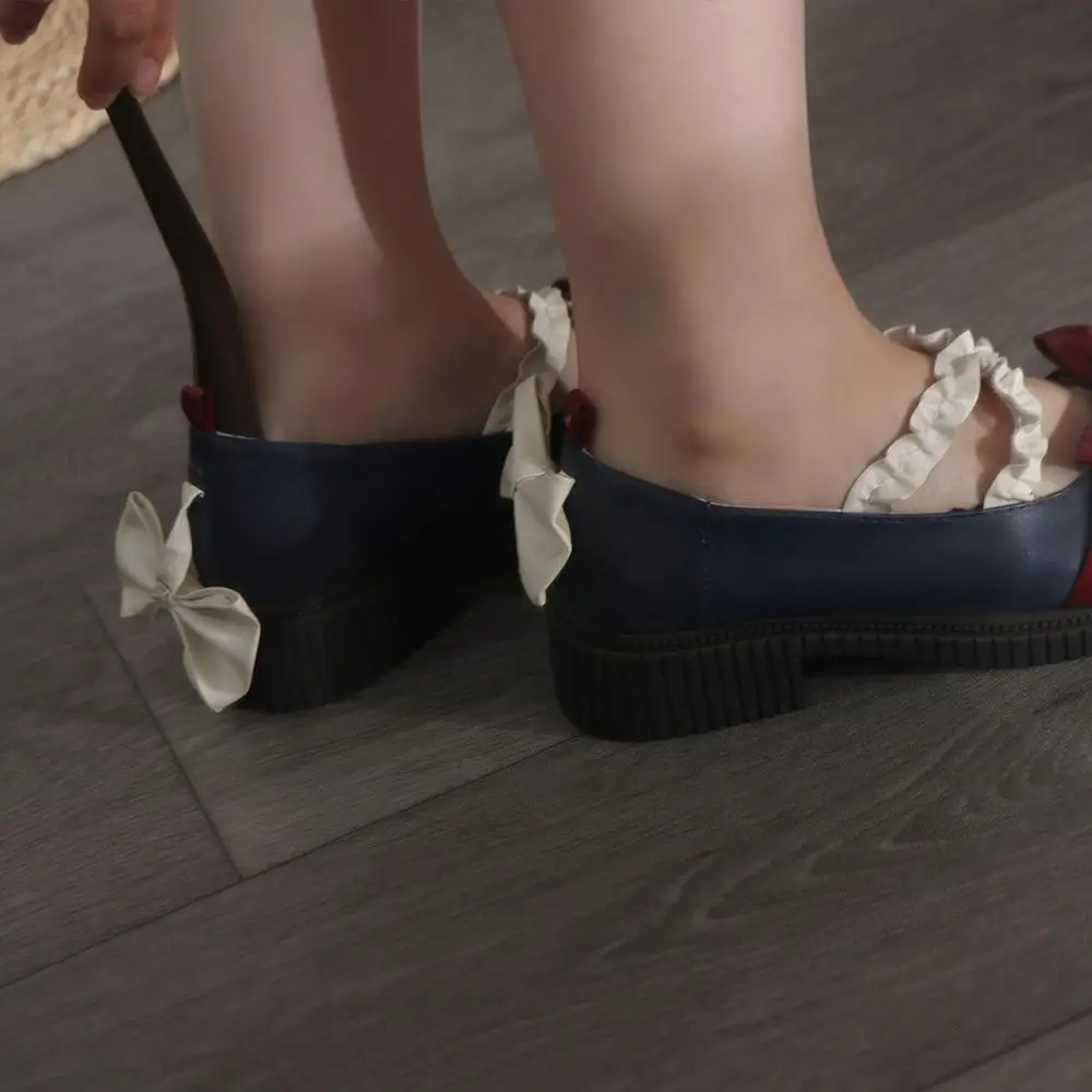 Аксессуары для обуви, 7,6-дюймовый рожок для обуви, полипропиленовый пластиковый подъемник в форме ложки, легкий модный стиль, помощник для ленивой обуви для детей