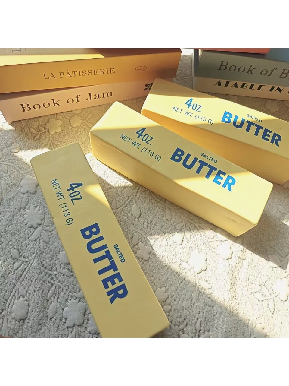 24 CM Jumbo Butter-Stick Squishy Superweich & Feucht Langsam Aufsteigendes Quetschspielzeug Stressabbau-Spielzeug für Jugendliche