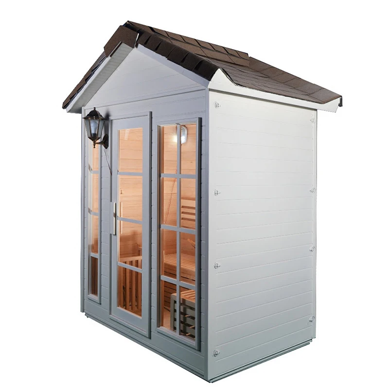 Sweat room Home outdoor sauna courtyard steam sweating wet steam room Far infrared courtyard outdoor sauna room