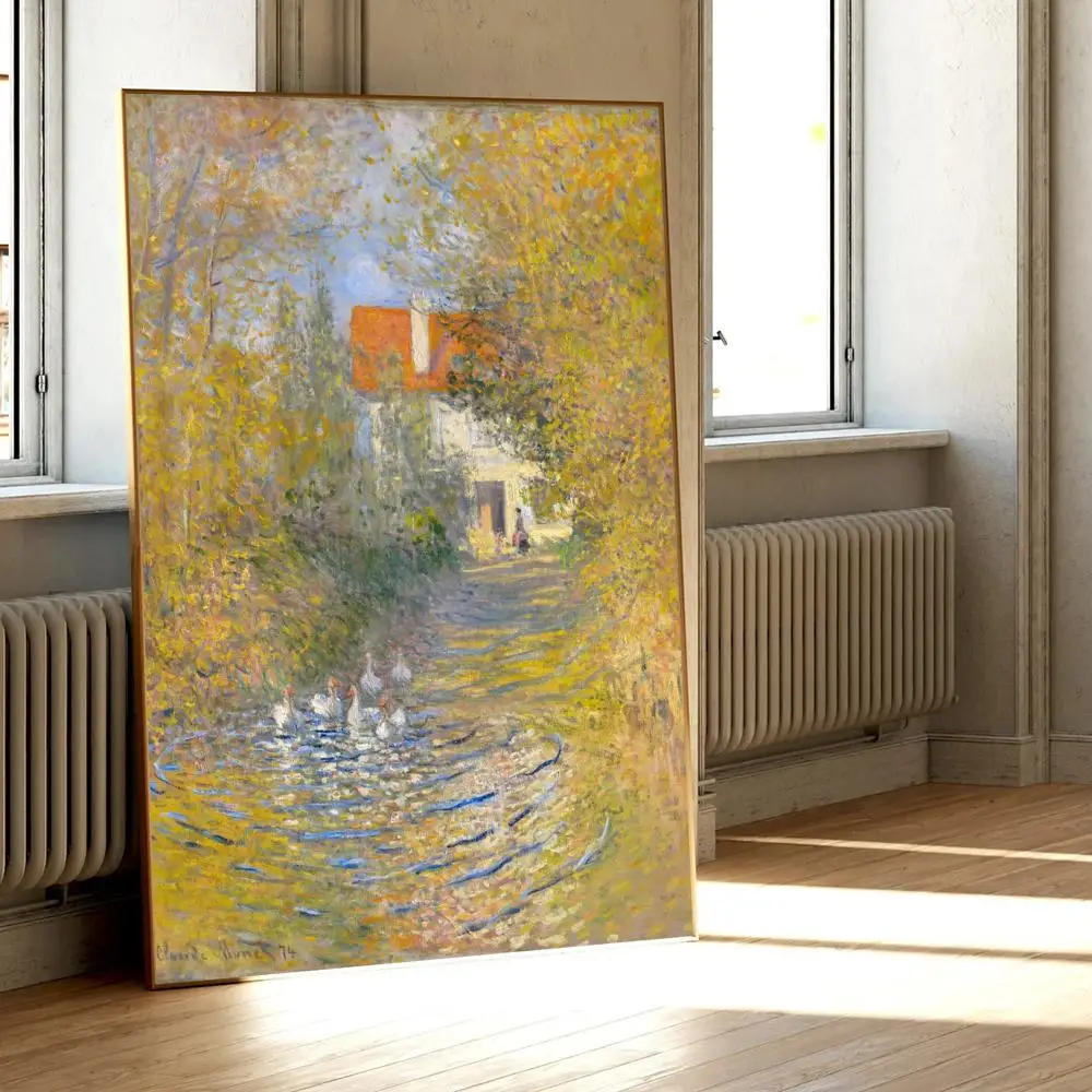 Claude Monet Poster Classic Vintage Posters HD Quality Wall Art Retro Posters for Home Room Wall Decor