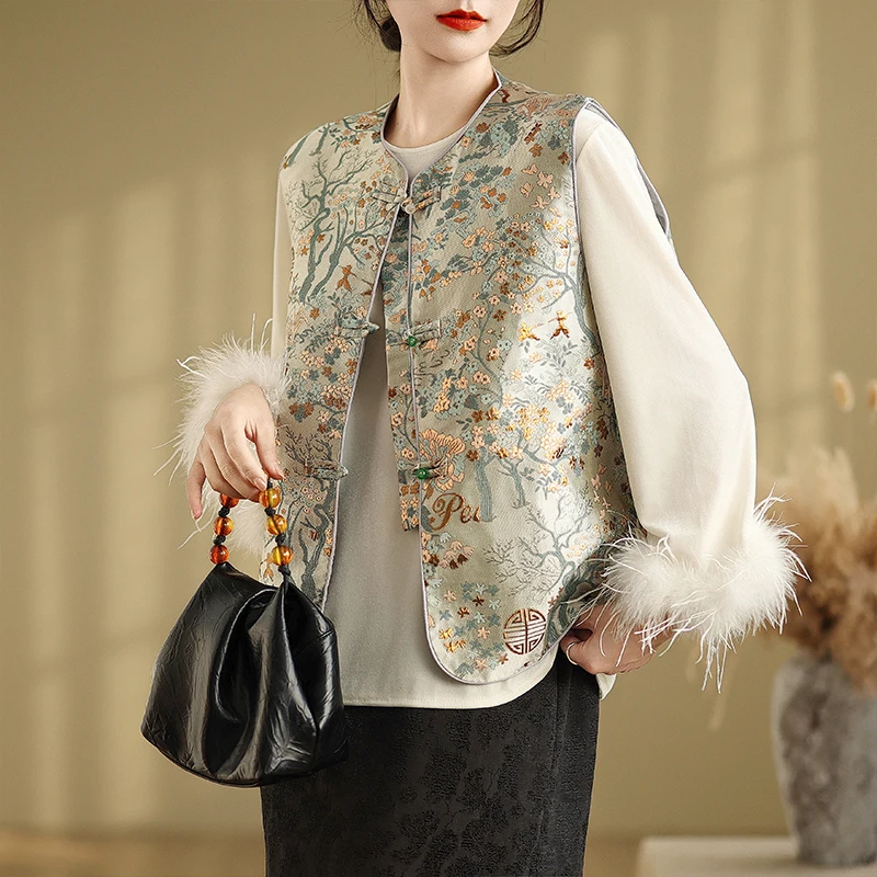 

Velvet Base Layer irt And Song Jin Vest Set High-End Autumn Winter New Sle Women's Faion Outerwear