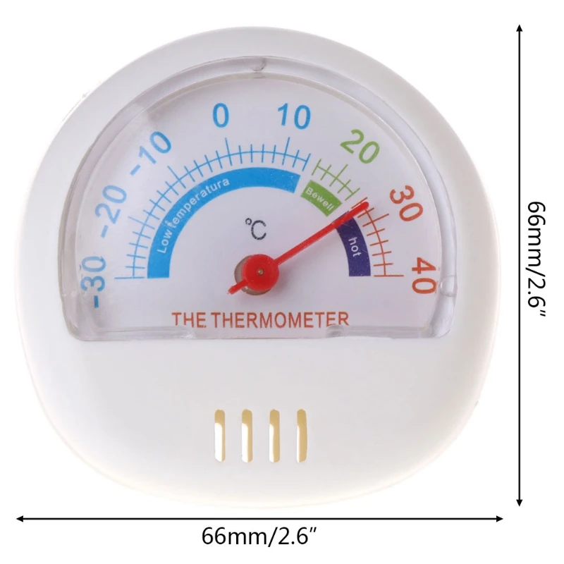 Temperature Gauge Fridge Temperature Large Dial Freezer Thermometer Indoor Outdoor for Freezer Kitchen Home