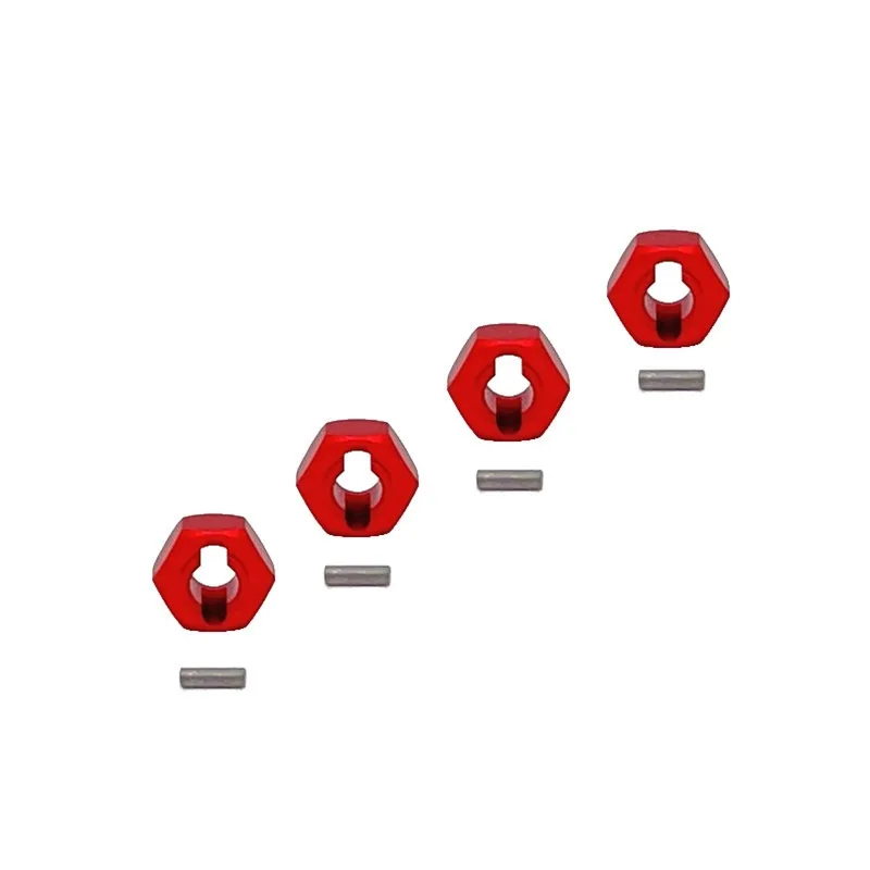 Moyeu hexagonal de roue de 7mm pour WLtoys 244016 LOSI Micro-B 1/24 RC, mise à niveau en métal, Kit d'accessoires OP