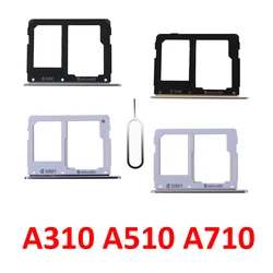 SIM Card Tray Holder For Samsung A3 A5 A7 2016 A310 A310F A310M A310Y Phone New Micro SD SIM Card Adapter Slot