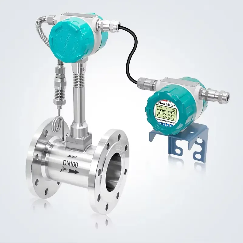 Flow Meter Remote Type Gas Flowmeter for LPG Nitrogen Industrial Gas Monitoring RS485 HART Communication