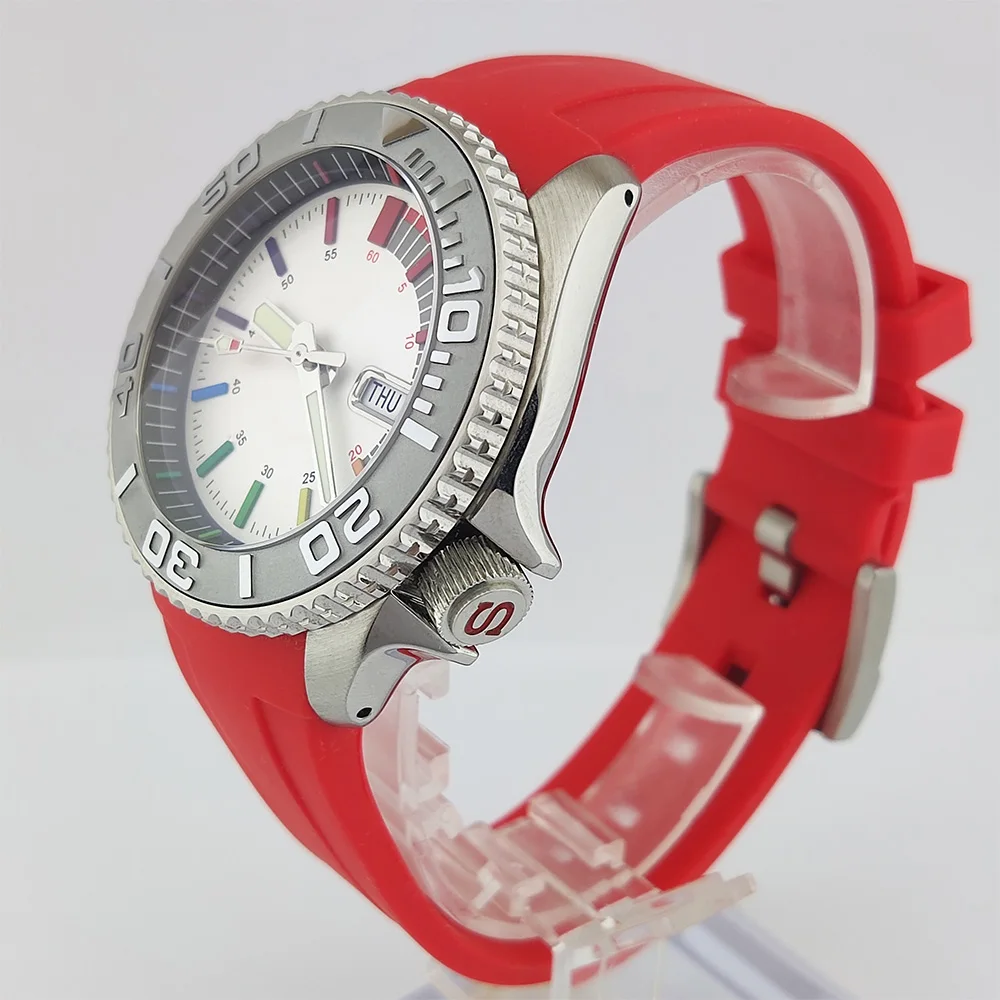 Мужские часы NH35, роскошные механические наручные часы 007, корпус из сапфирового стекла, водонепроницаемые часы из нержавеющей стали, механизм NH35/NH36