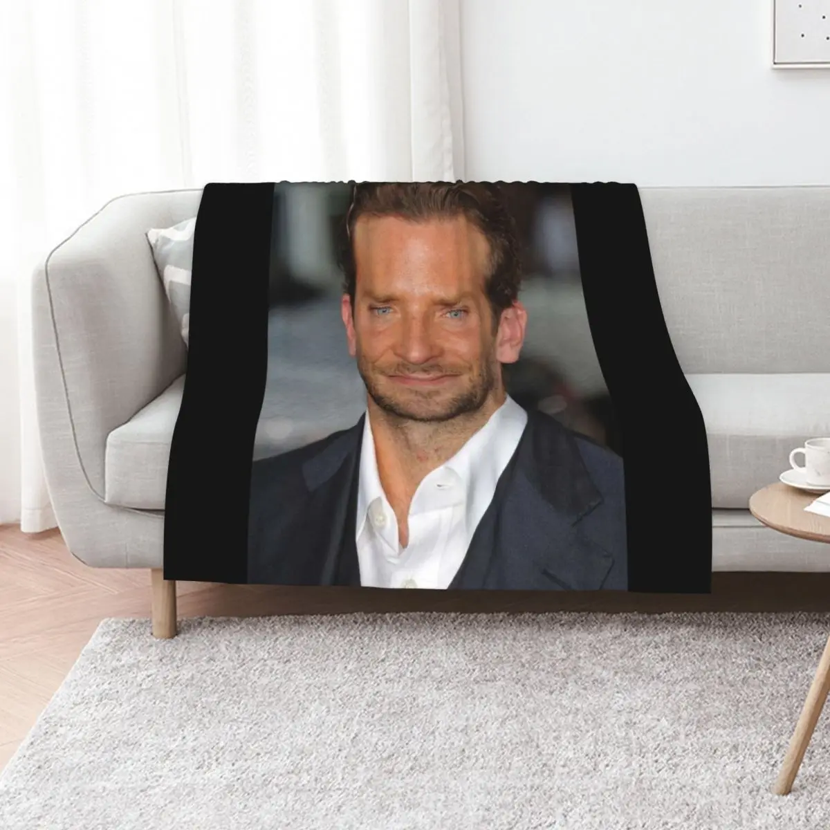 Bradley Cooper Throw Blanket Hair Furry Bed Fashionable Giant Sofa Decorative Sofas Decoratives Blankets