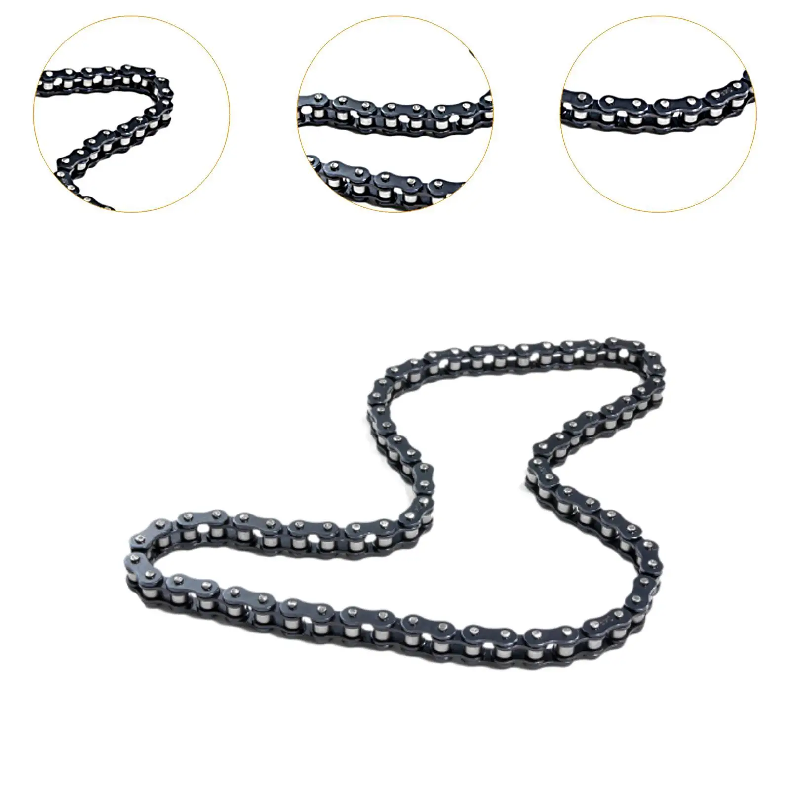 Chaîne de moto RC à échelle 1/4, fixation légère, Installation facile, 70 rouleaux, pièces de rechange pour moto électrique