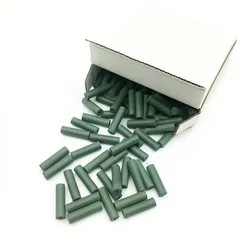 Polidor Pilar Rodas para Jóias Dentárias, Pontos de Borracha Verde, Material de Polimento Dental, Rotary, 100Pcs por Caixa