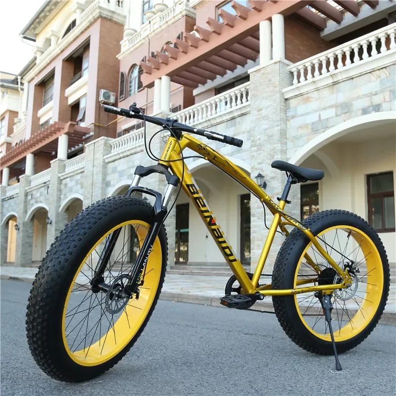 Fat Tire Mini Mountain Fat Bike/bike Tire Aluminium Frame For Men/adult Big Wheel Bike