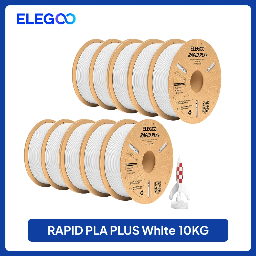 Filament ELEGOO 4KG/5KG/10KG RAPID PLA+ 1.75mm