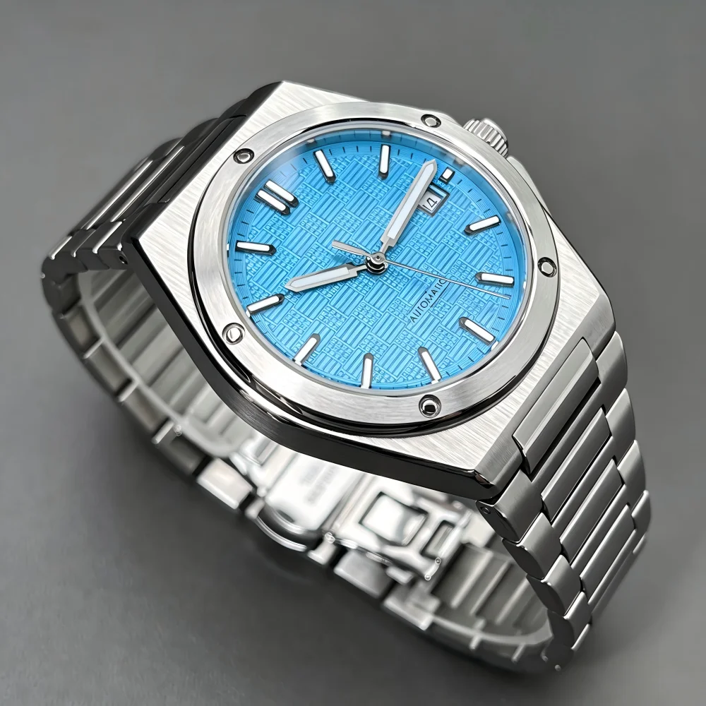 New model of 8215 movement 40mm mechanical watch, with luminous waterproof mechanical automatic movement mechanical watch