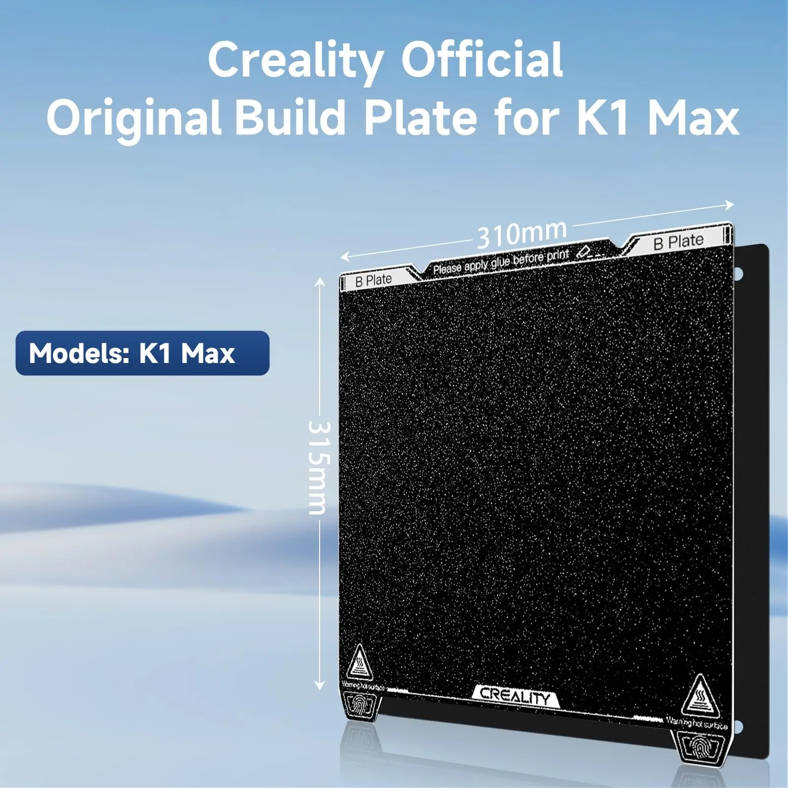 Creality  K1 Max PEI Build Plate Kit With Soft Magnetic Sticker Excellent Adhesion High Flatness Excellent Heat Resistance