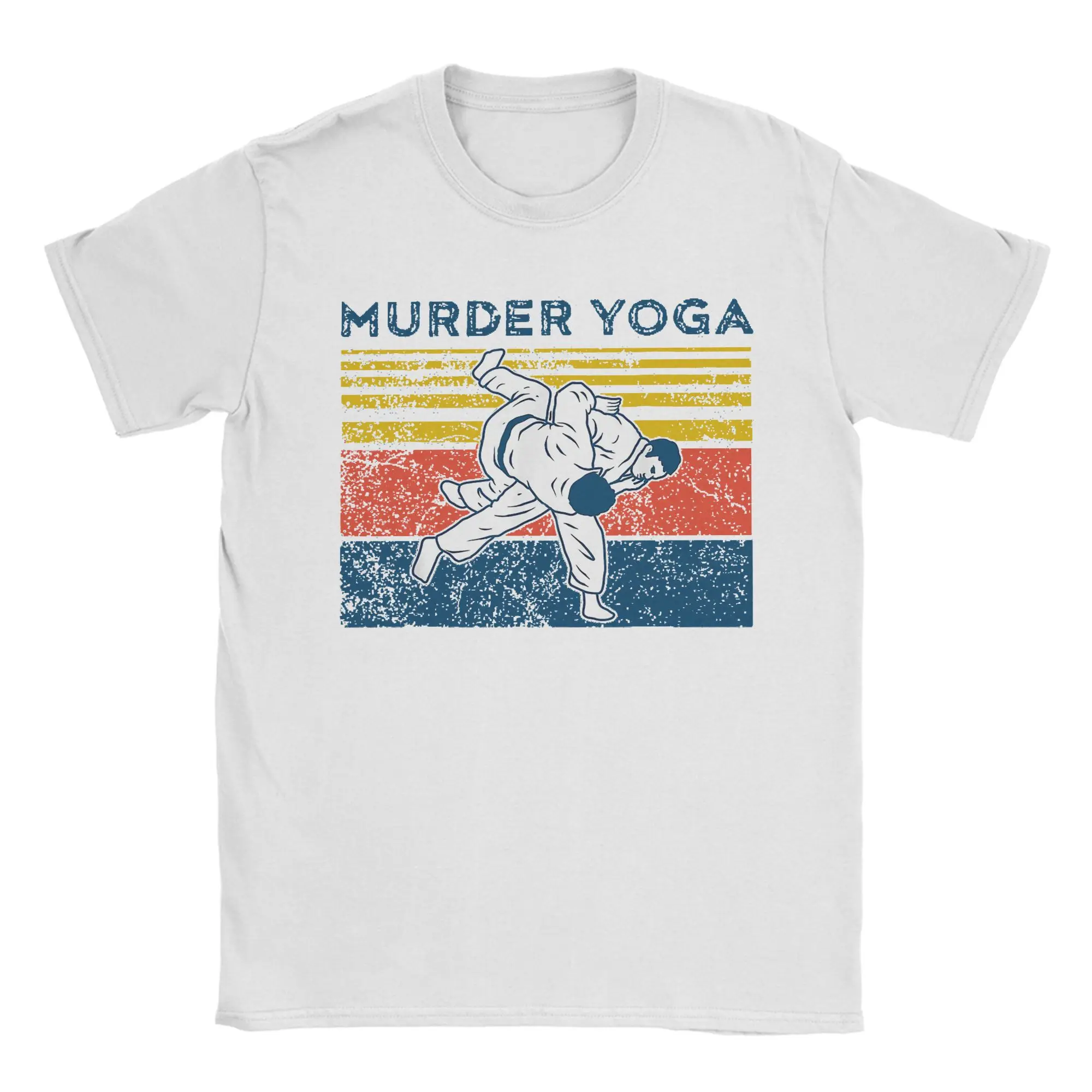 Men Women Murder Yoga Jiu Jitsu T Shirt Brazilian 100% Cotton Tops Vintage Short Sleeve O Neck Tees Plus Size T-Shirt