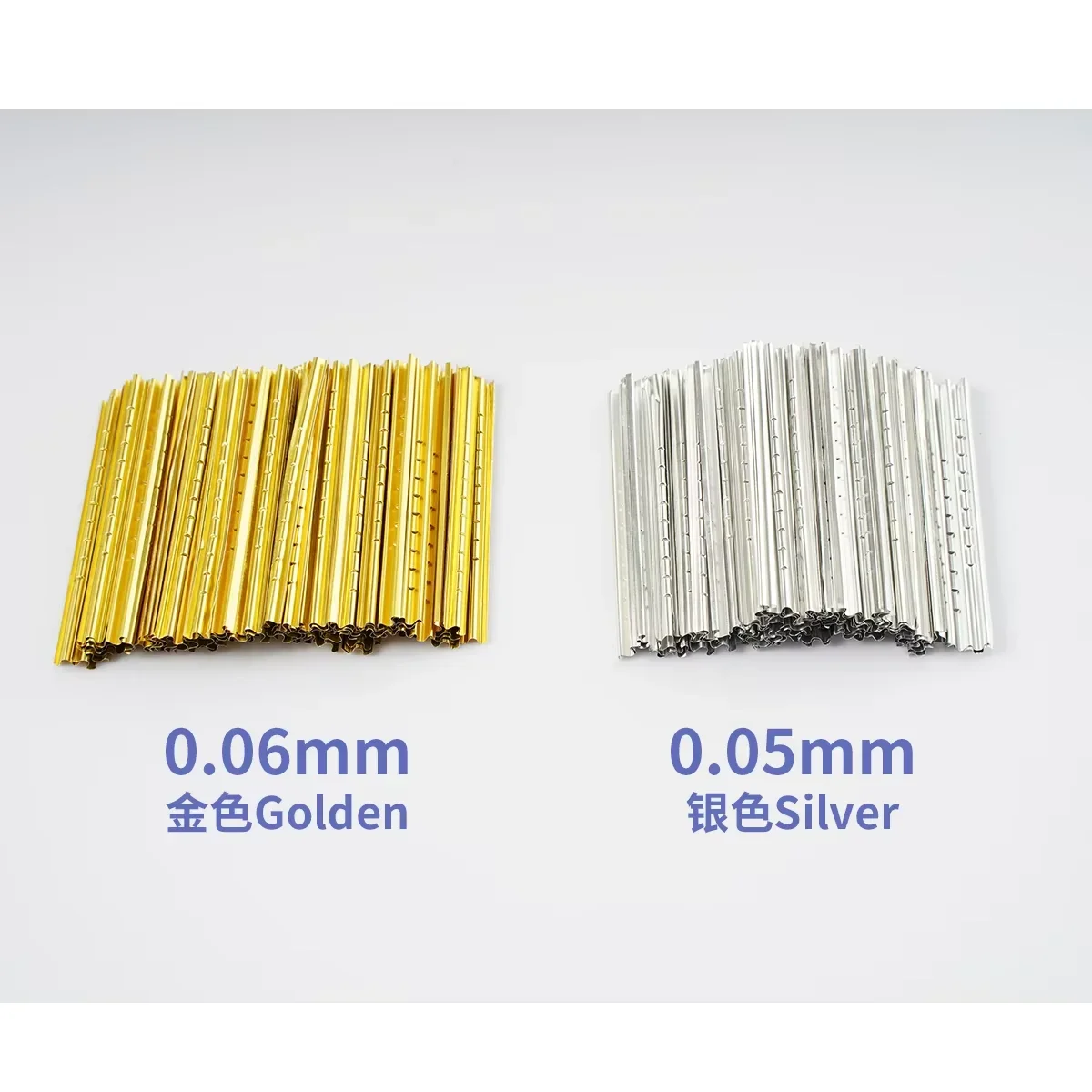100pcs Finished Tin Foil Strip Gold And Silver Tin Foil Key Consumables Locksmith Tools