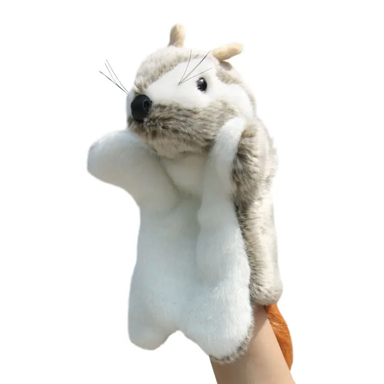 Lovely rats hand puppets Christmas gift 30cm Plush hand puppet toys Animals  toys