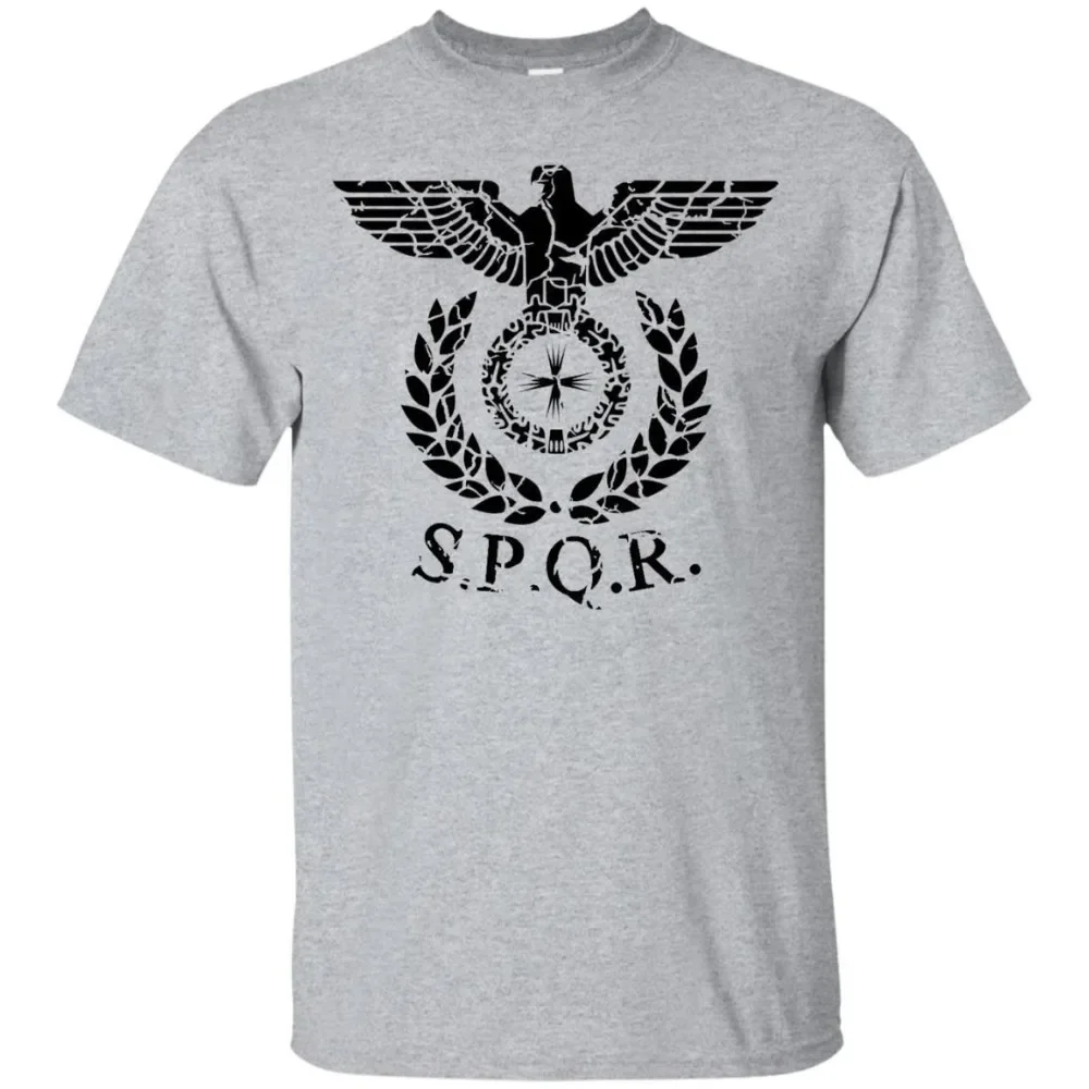 Camisetas Personalizables con Estampado Casual Harajuku Rick Tee: Águila Romana SPQR, Estándar Imperial de Roma, Bandera de Legión, Ejército