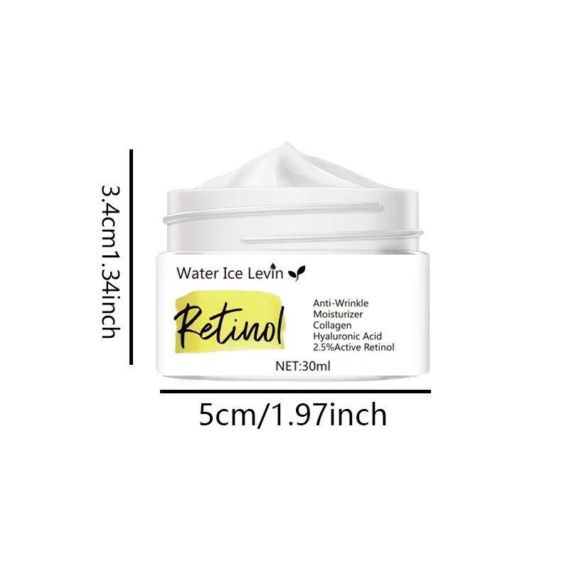 30g Retinol Moisturizing Cream, Suitable for Face, Body, and Hands, Suitable for Women and Men, Contains Retinol and Collagen, Alcohol-Free view 3