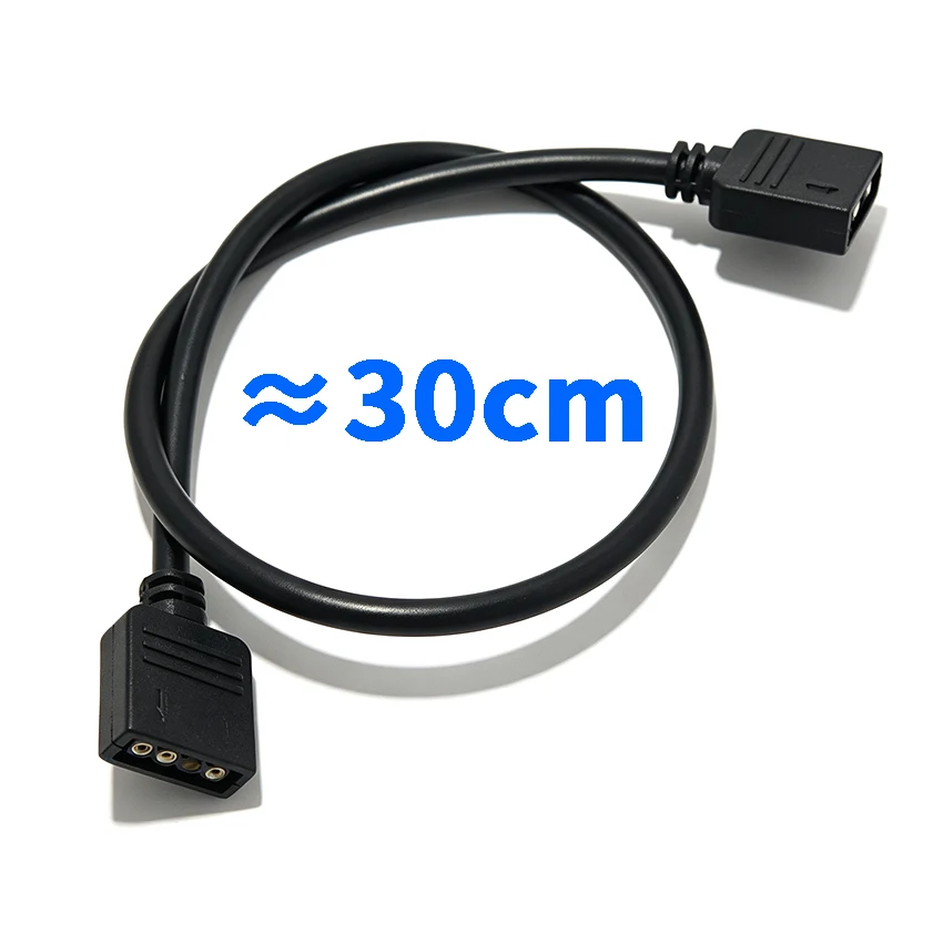 30CM 3PIN 5V Motherboard RGB SYNC Splitter 1 to 1 1-in-2 1to3 1-in-4 1 to 5 For Computer HUB Transfer Extension Cable