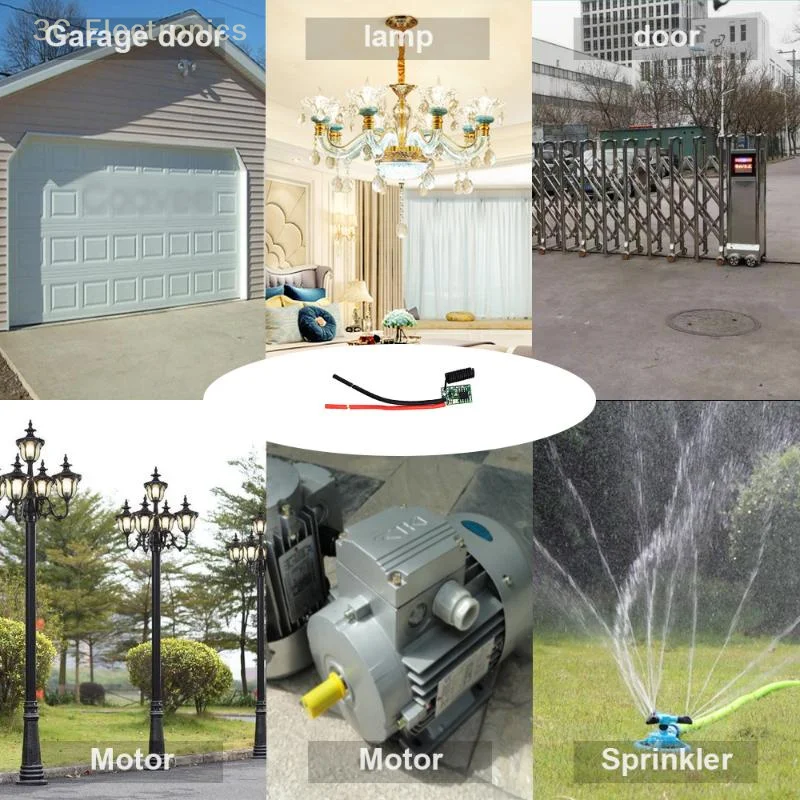 1 Uds DC 12V 3V 5V 9V código de aprendizaje 433,92 MHz 1 salida CH para controles remotos 1527 codificación 433Mhz módulo transmisor inalámbrico RF