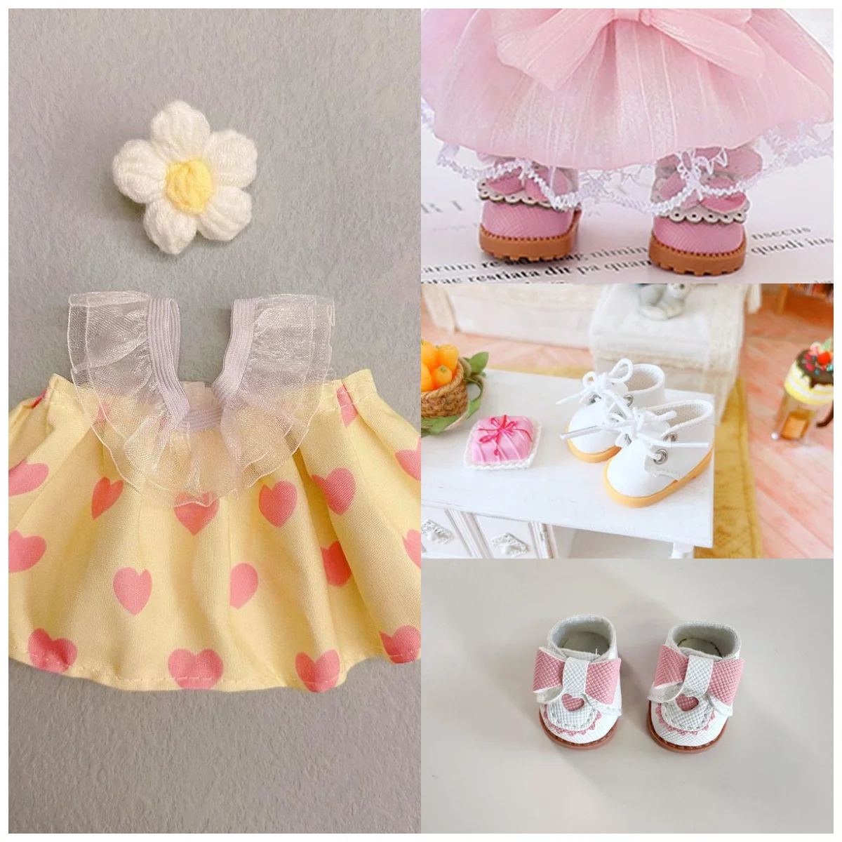 

Doll Clothes for Labubu Dresses Clothing Shoes Accessories Doll Clothing Sets Cultivating Hands-on Ability Children's Gifts