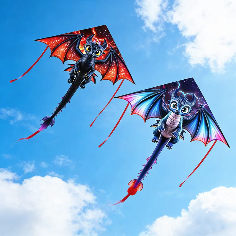 

Птиразообразный воздушный змей, летающий дракон, мультяшный воздушный змей, большой трюковый воздушный змей для кайтсерфинга и кайтфлайинга