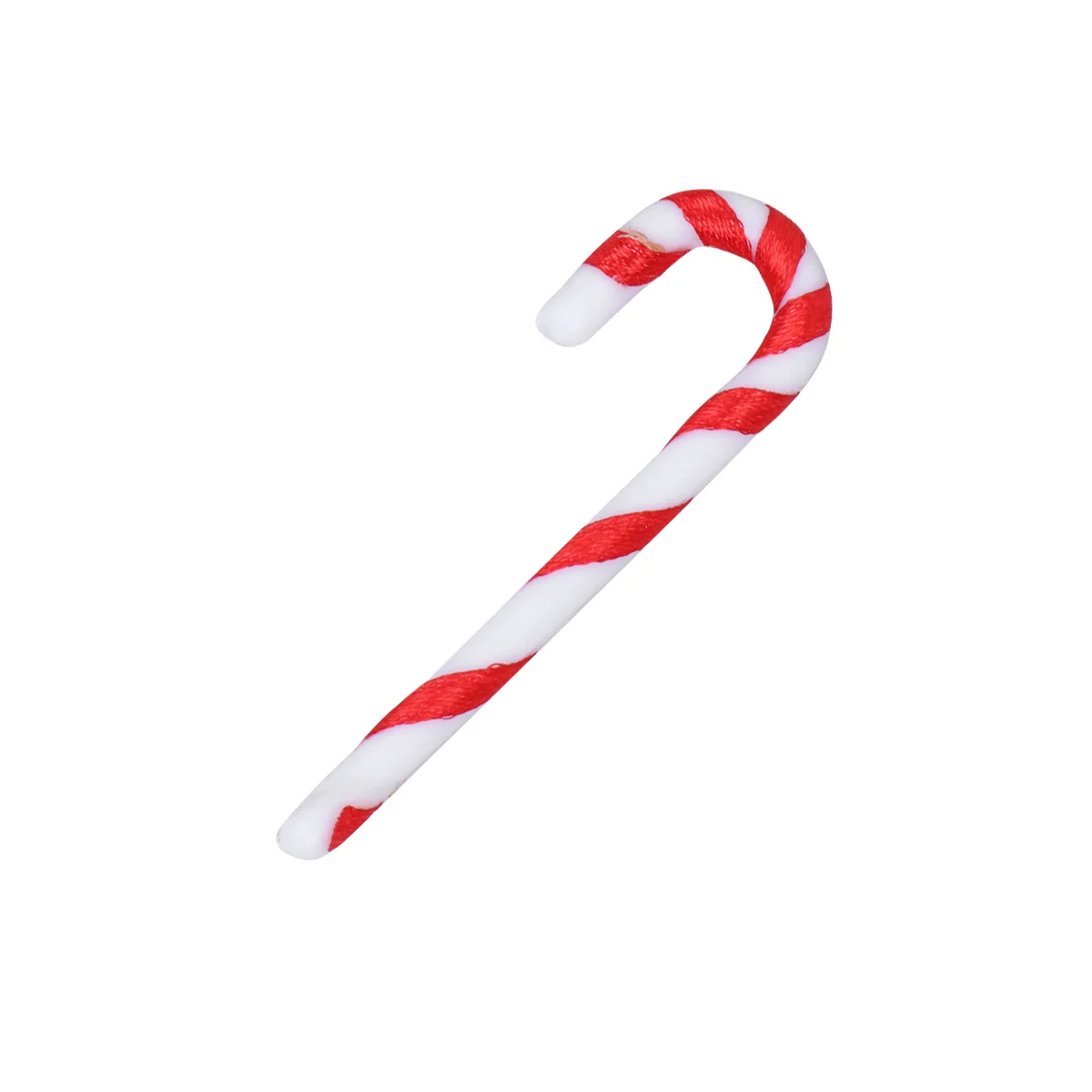 

50Pcs Christmas Crutch 5Cm Plastic Pendant Hanging Ornament for Graveyard Entryway Decoration Supplies