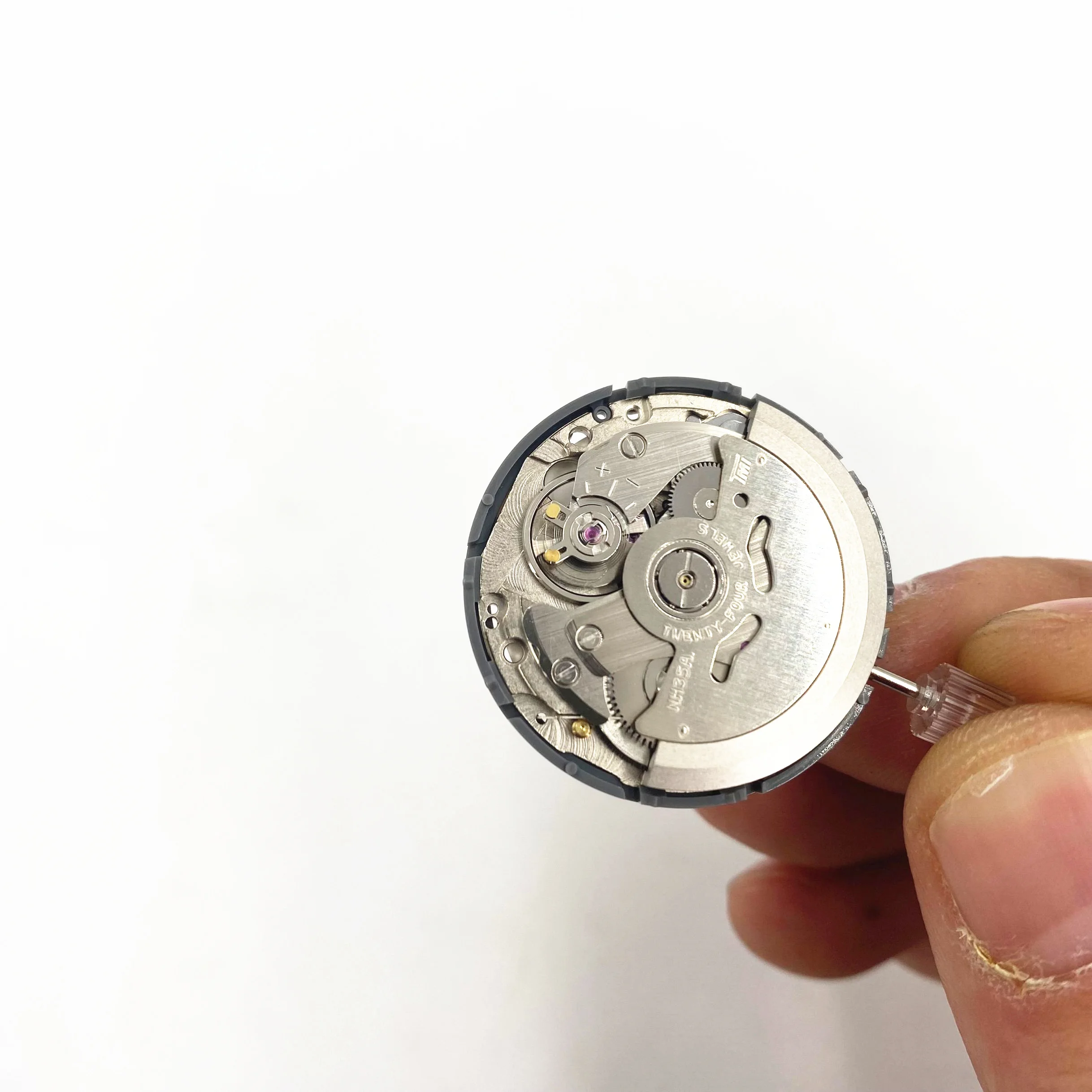 

Japan NH35A Premium Mechanical Movement NH35 White Datewheel 24 Jewels Automatic Self-winding High Accuracy Movt Replace