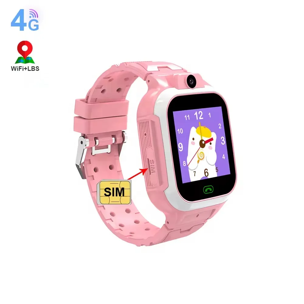 Q19 Kids smartwatch rohs ce 4g Global Positioning System smartwatch simkaart SOS video-oproep informatie jongens en meisjes