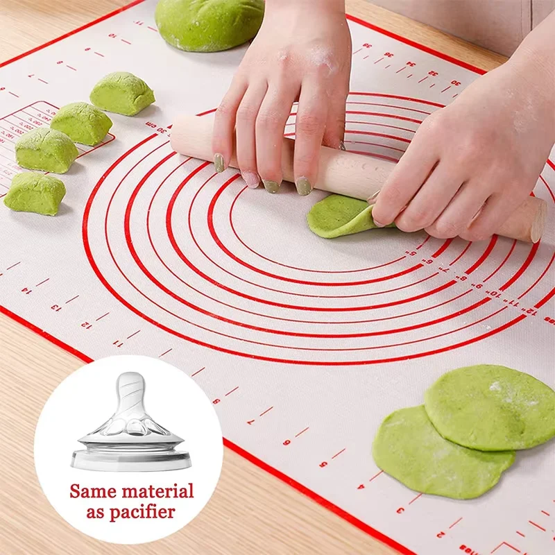 Czarno-czerwona, gruba silikon – Kitchen Baking Counter recenzja i cena