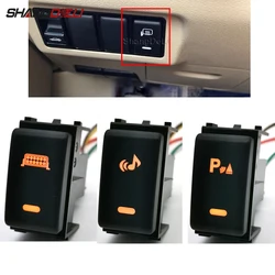 Car LED DRL Fog Light Radar Power On Off Camera Mirror Switch Button For Nissan Qhashqai Frontier Patrol Y62 Titan 2005-2015